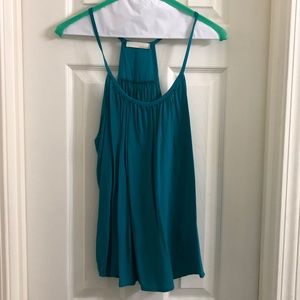 Teal spaghetti strap tank